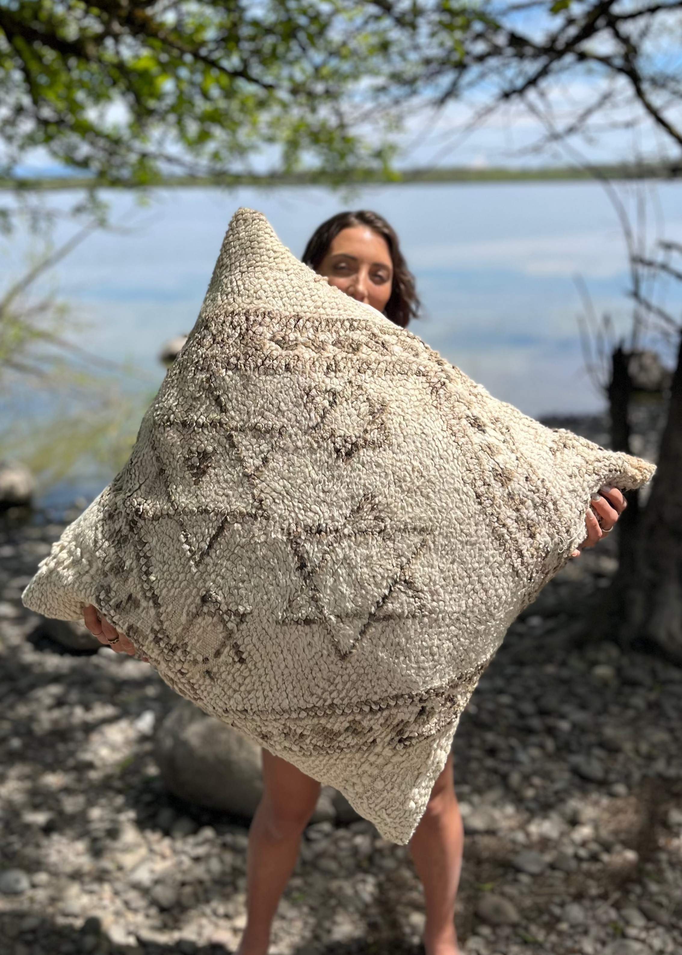 XL Saltstone Kilim Pillow