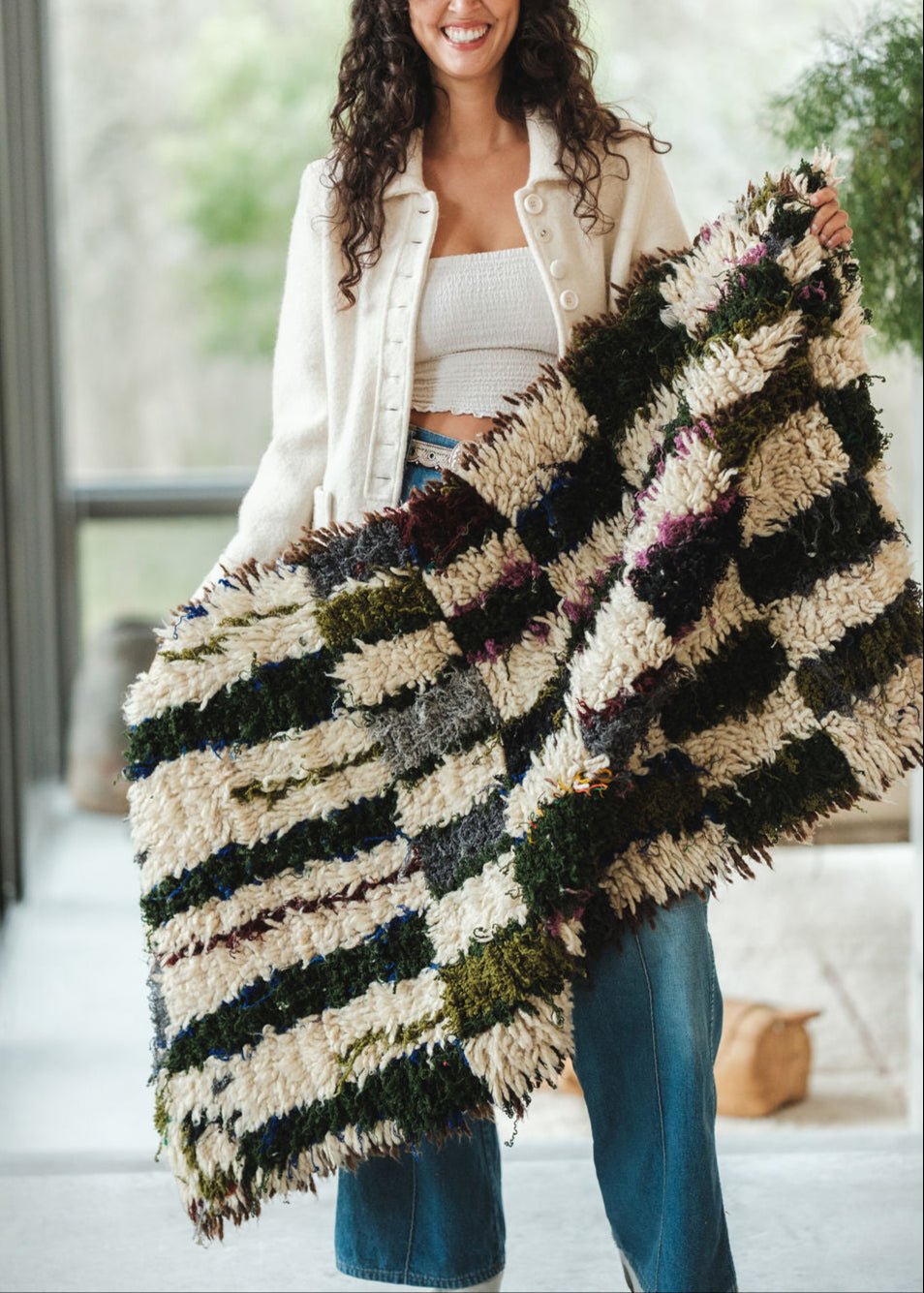 Midnight Meadow Accent Rug - Modern Myth Decor