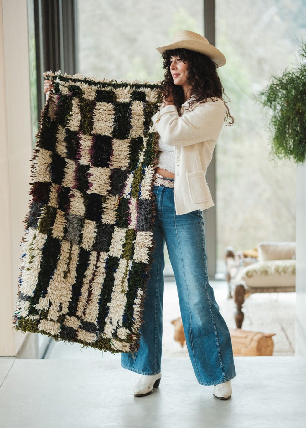 Midnight Meadow Accent Rug - Modern Myth Decor