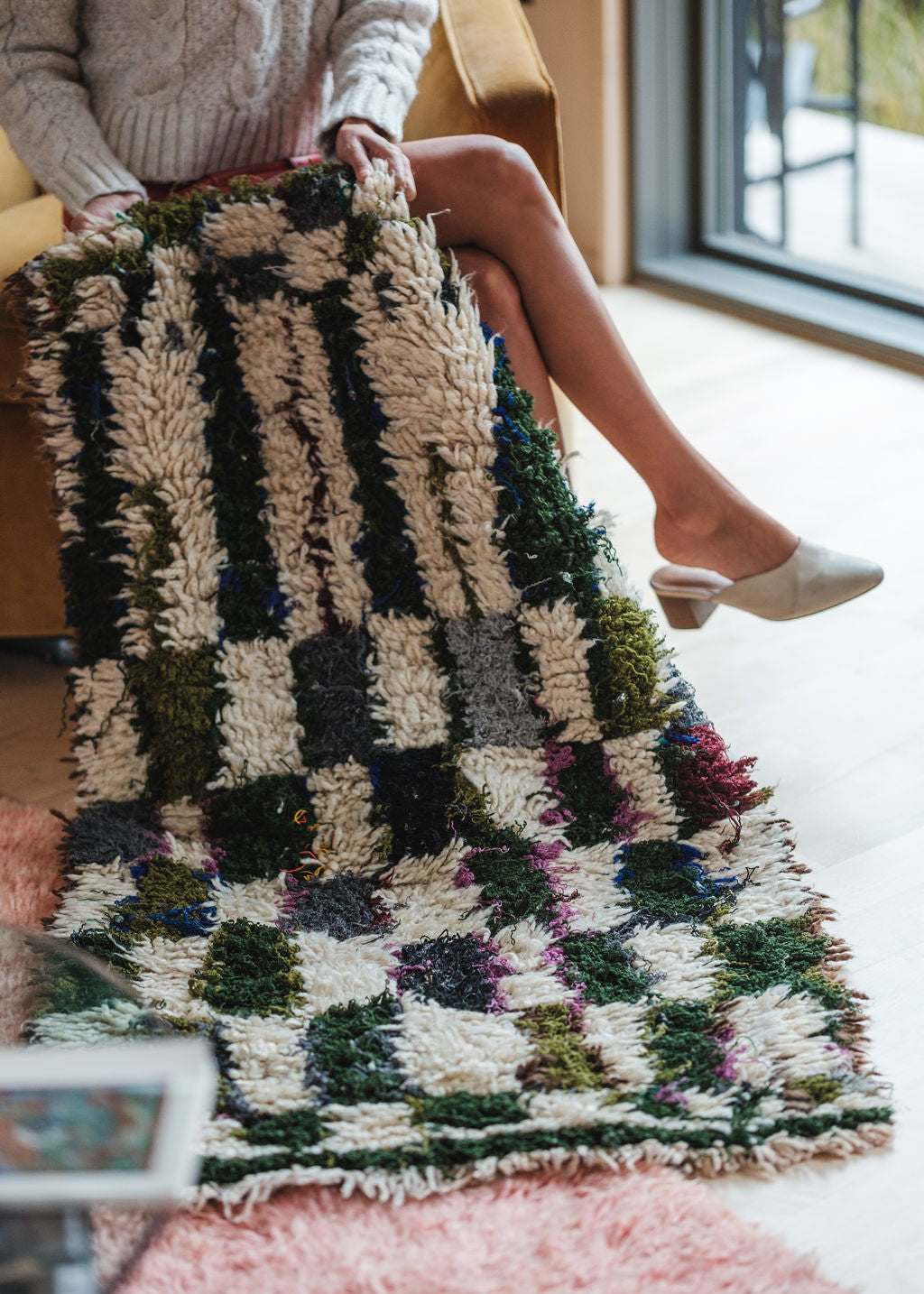 Midnight Meadow Accent Rug - Modern Myth Decor