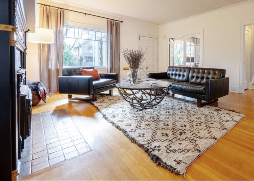 Vintage Beni Ourain area rug - Modern Myth Decor