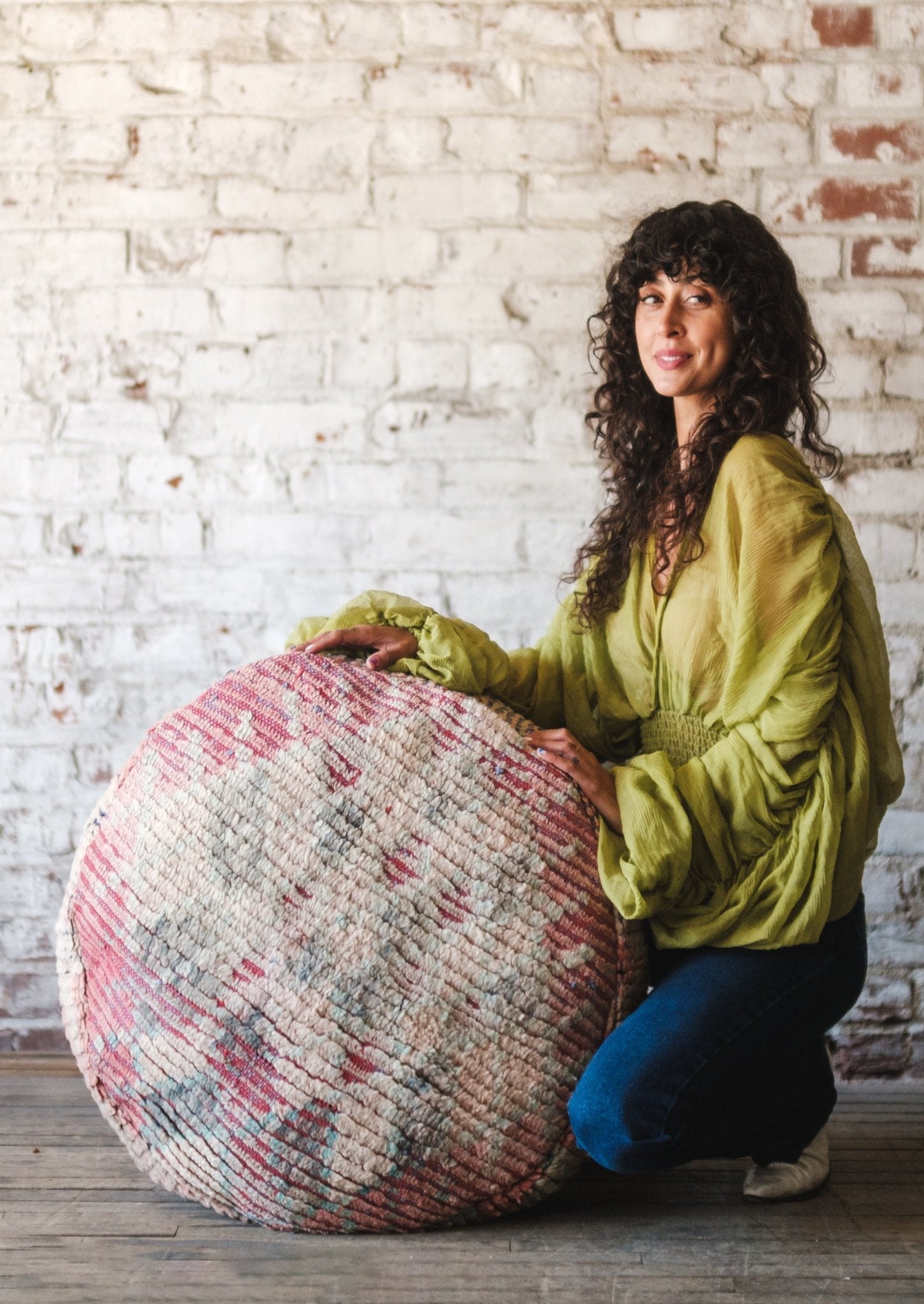 Faded Dreams Floor Cushion - Modern Myth Decor
